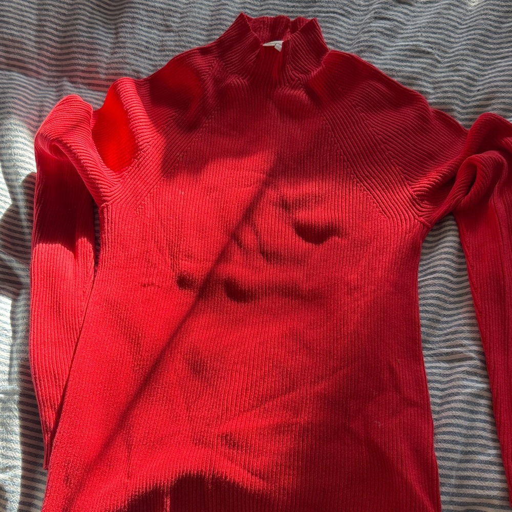 Boden Vibrant Red Women's Turtleneck Sweater